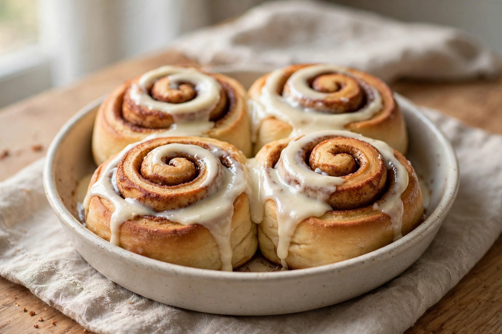 Small Batch Cinnamon Rolls by Bigger Bolder Baking with Gemma Stafford — recipe image