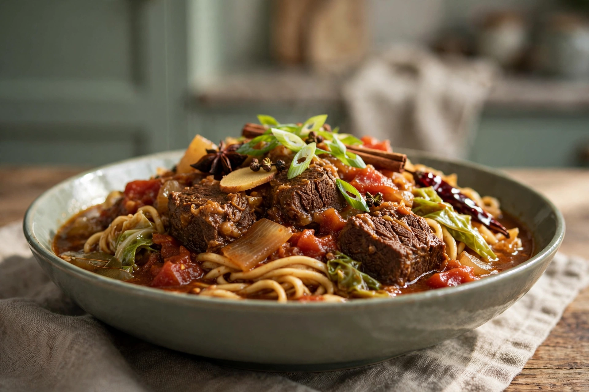 Chinese Beef Noodles by If I cook