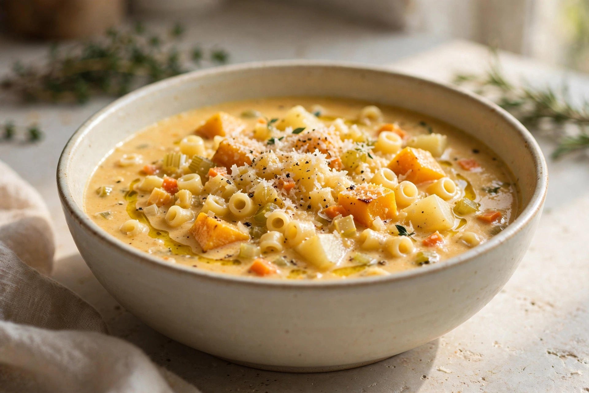 Creamy Butternut Squash Pasta by Giovanni Siracusa