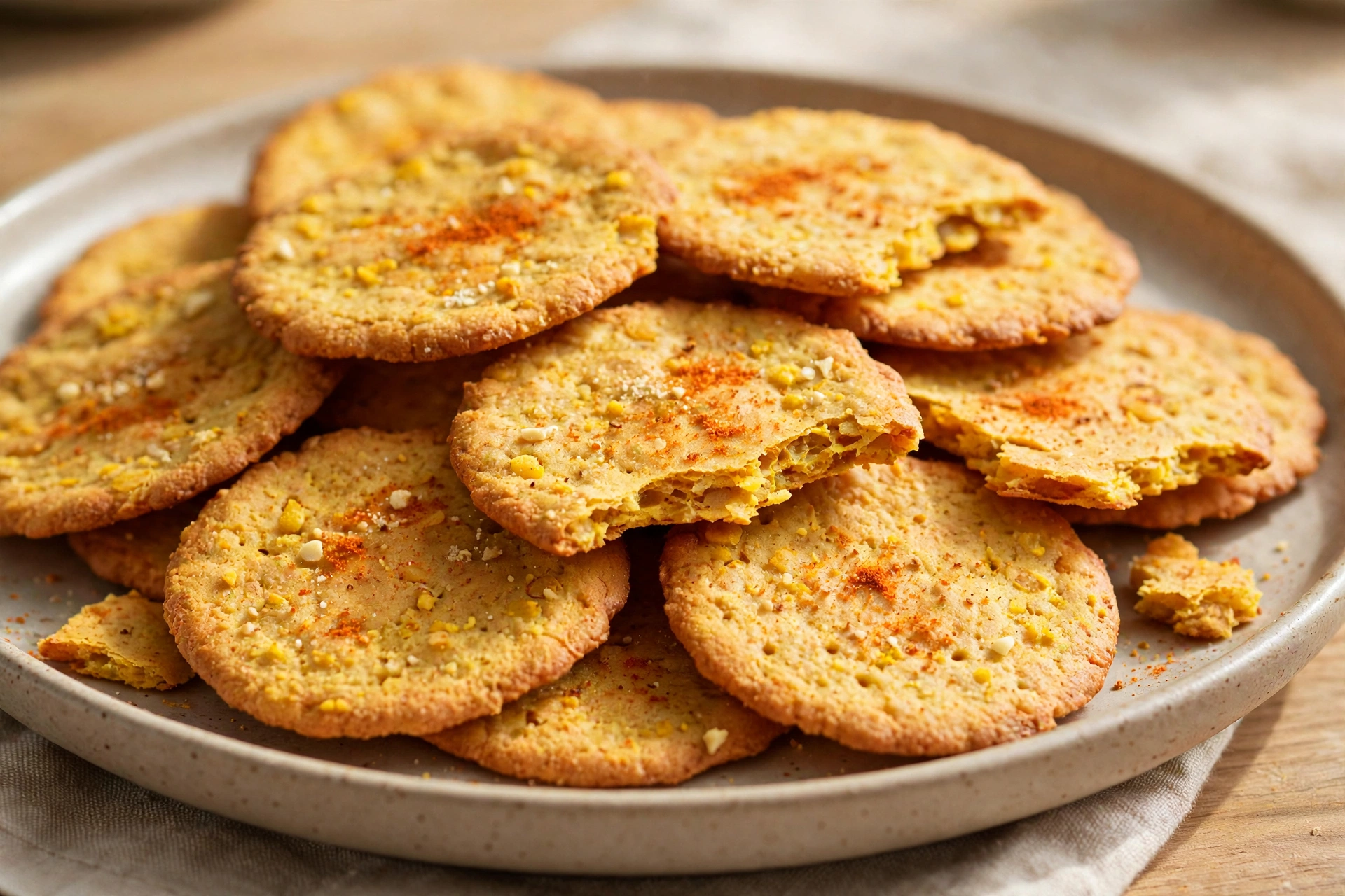 Flourless Lentil Crackers by Ela Vegan — recipe image