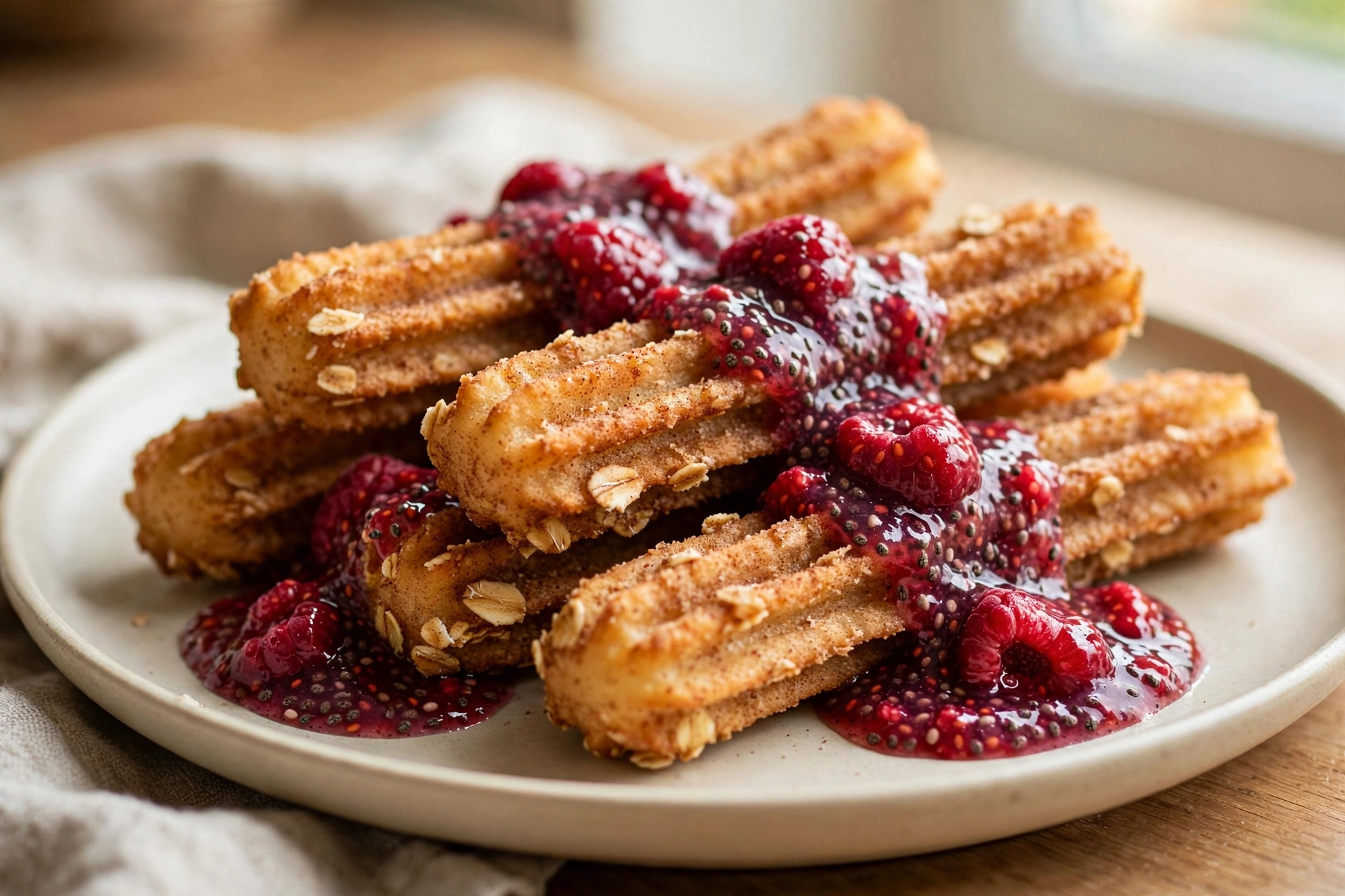 Hafer-Churros ohne Zucker & Mehl by Haferfee — recipe image