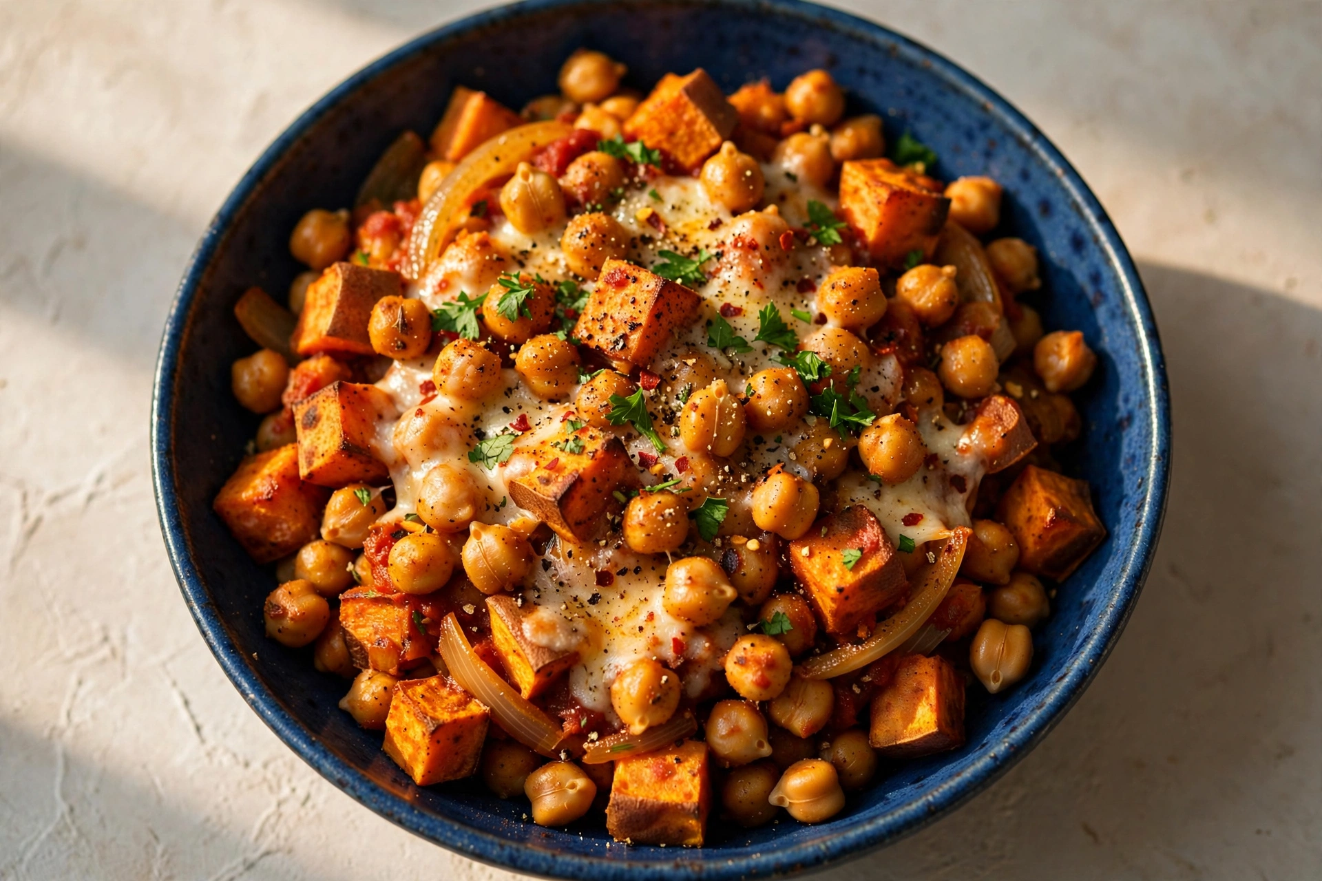 Chickpea and Sweet Potato Recipe by We Cook Vegan