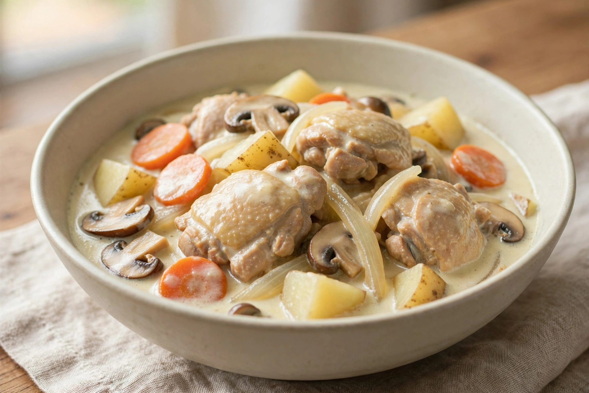 Japanese Chicken Cream Stew by CHEF'S LABO 自宅で出来るプロの味 — recipe image