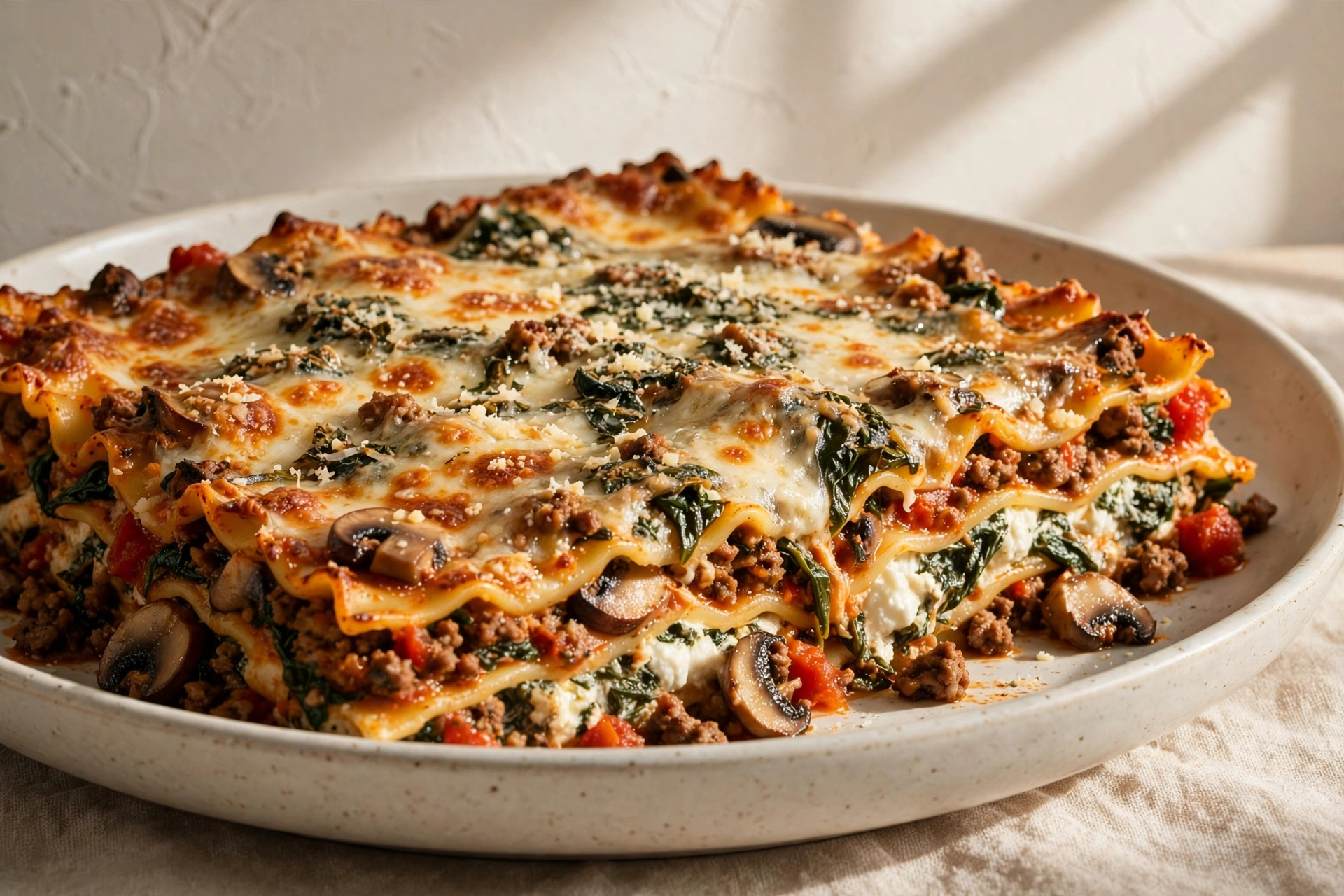 High Protein Lasagna by Ethan Paff
