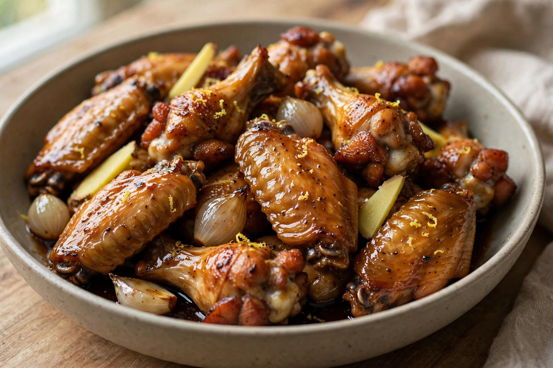 Lemon Chicken Wings by Cook! Stacey Cook — recipe image