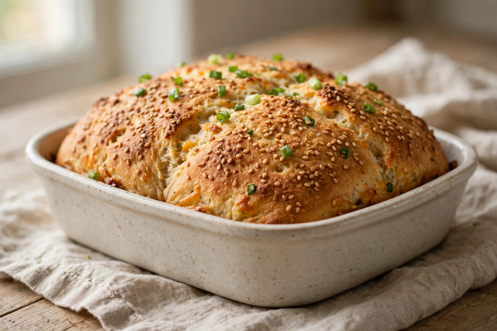 Cottage Cheese Protein Bread by Kochen  Familie  Cool — recipe image