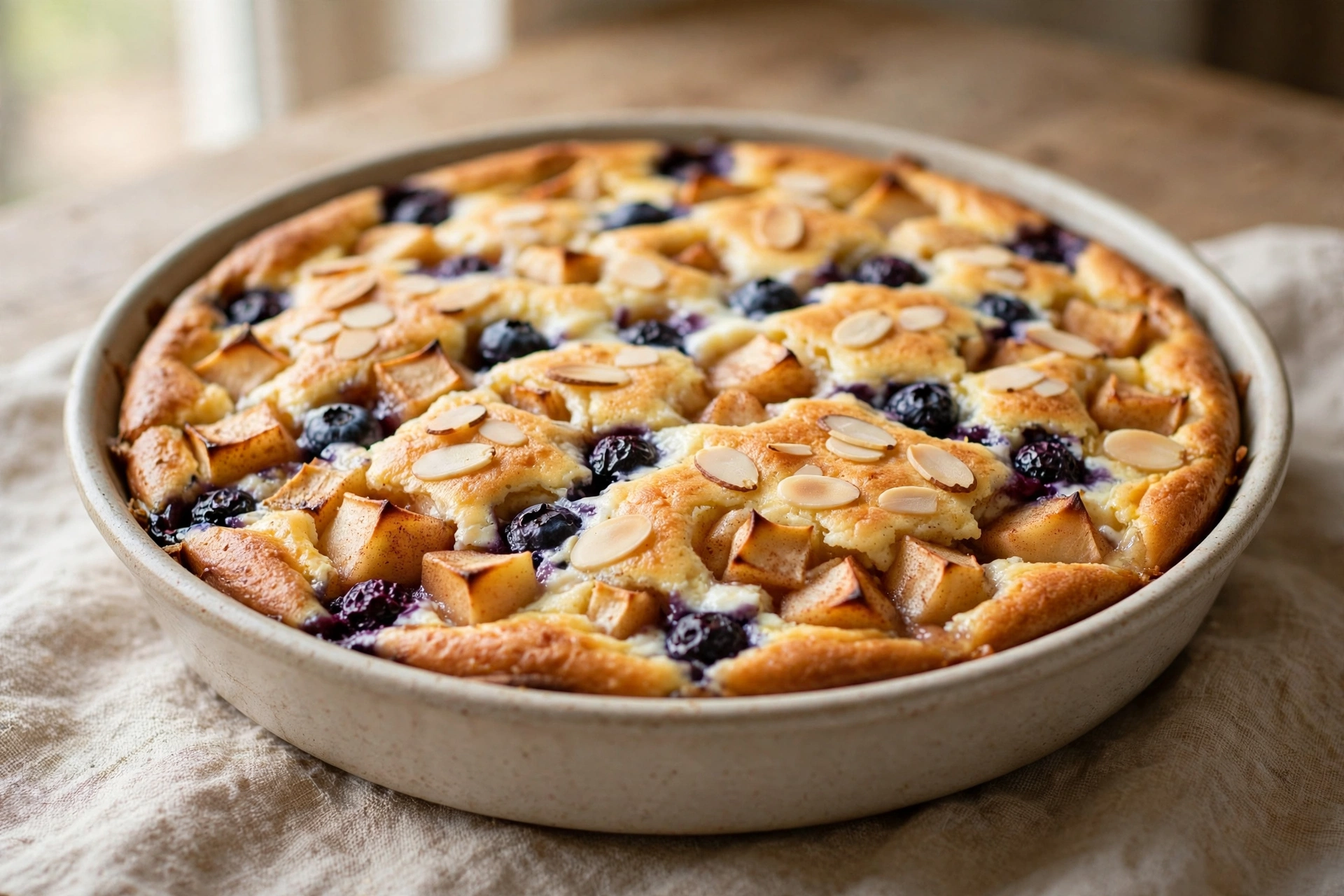 Apple-Blueberry Yogurt Pie by Backen mit Herz — recipe image