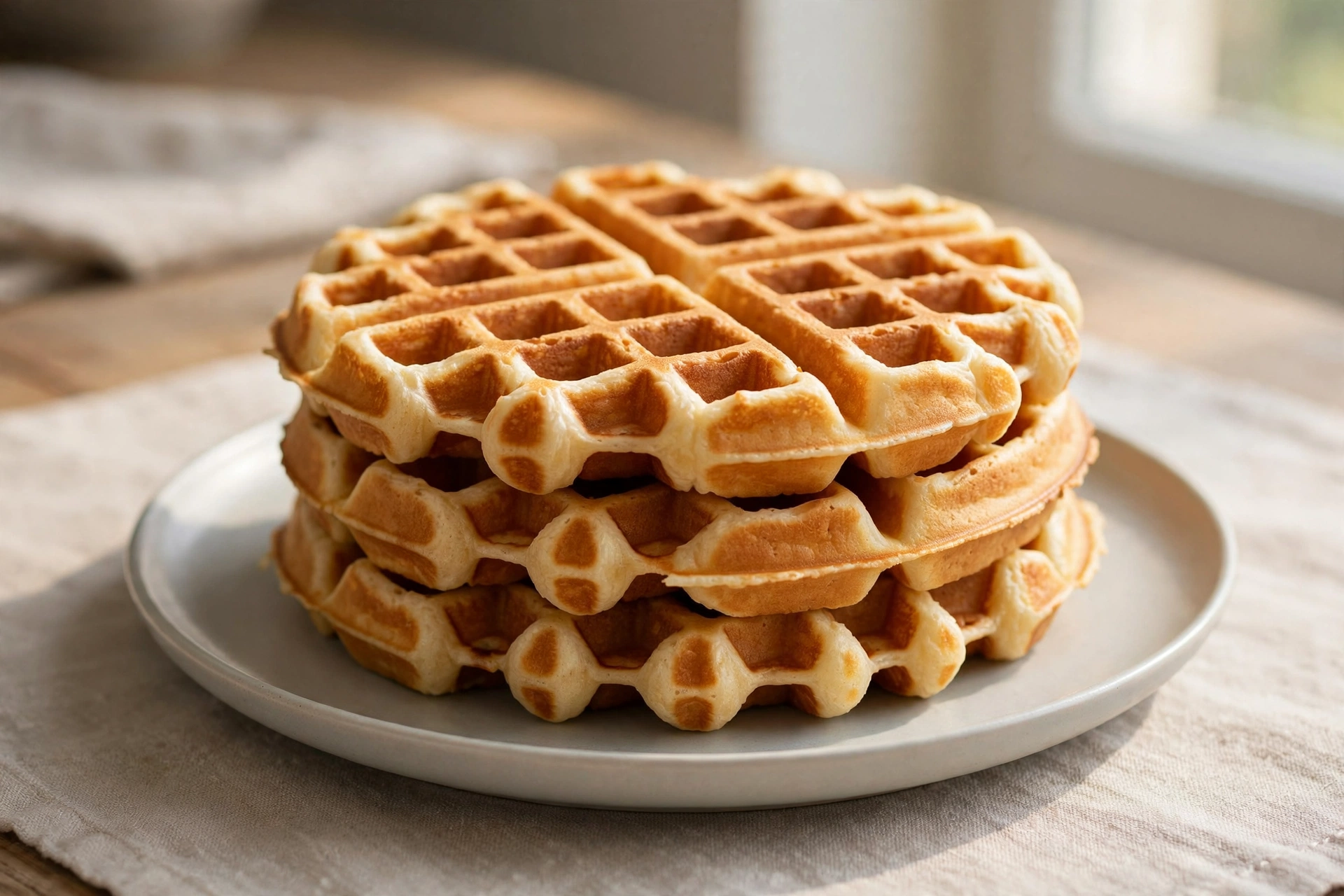 Belgian Waffles by Preppy Kitchen — recipe photo