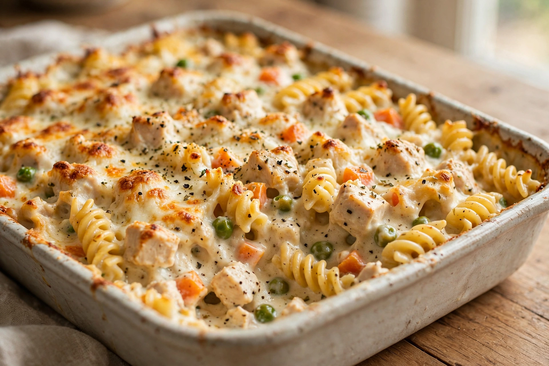 Dump & Go Chicken Alfredo Casserole by Frannie Jo Savvy Sweet — recipe photo
