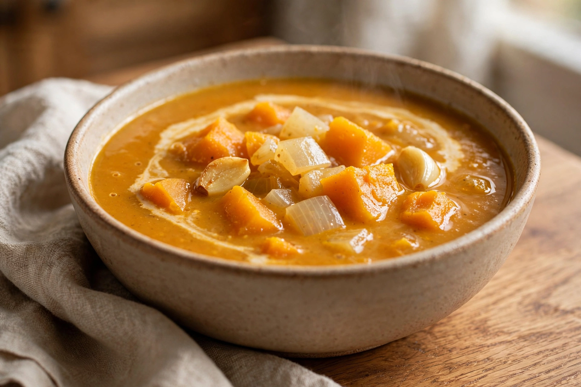 Pumpkin Soup finished dish