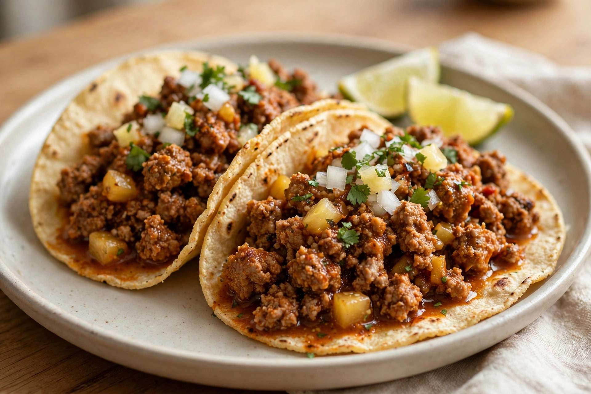 Tacos al Pastor with Ground Pork by ArnieTex — recipe image