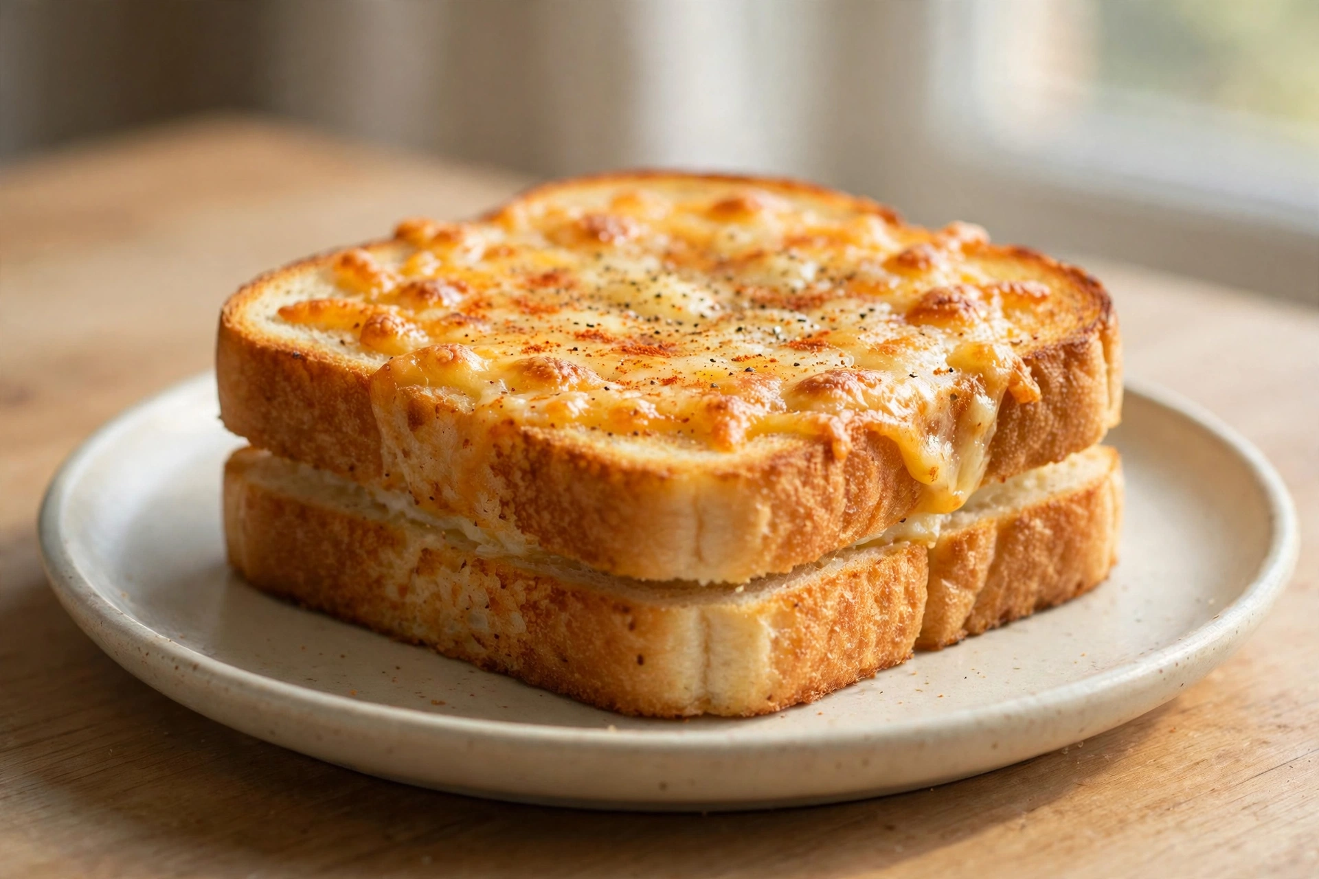 Ultimate Grilled Cheese Sandwich finished dish