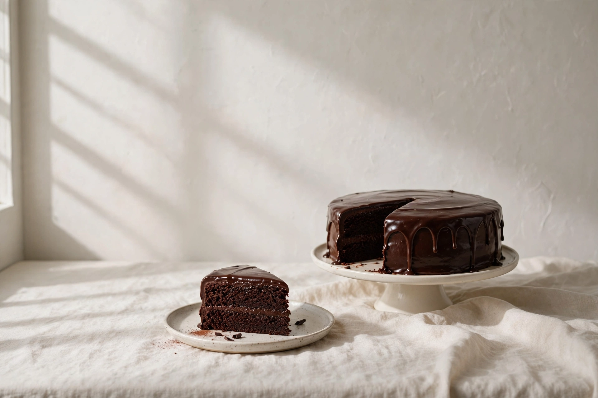 Chocolate Cake with Ganache by Eric Lanlard — recipe image
