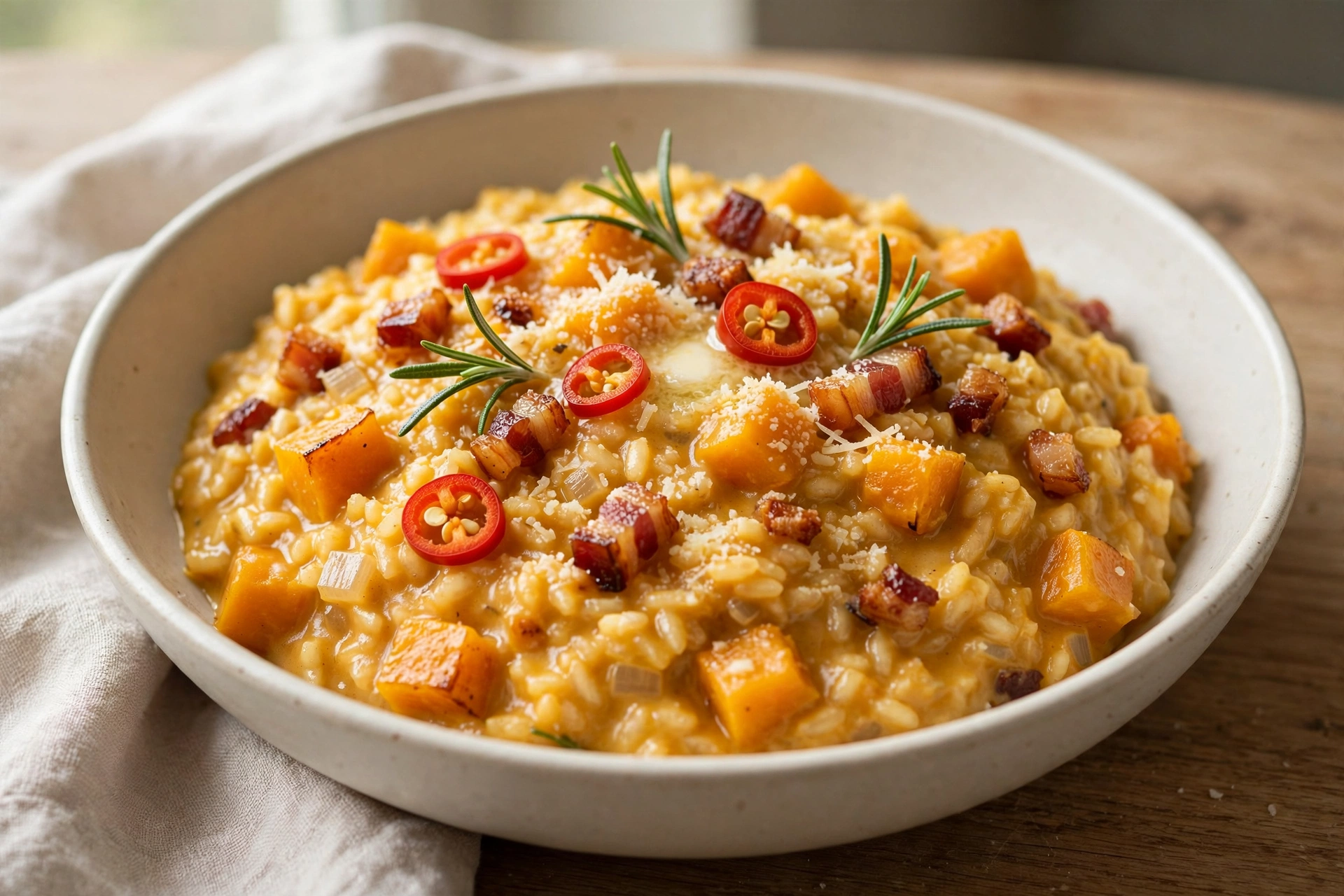Pumpkin Risotto finished dish