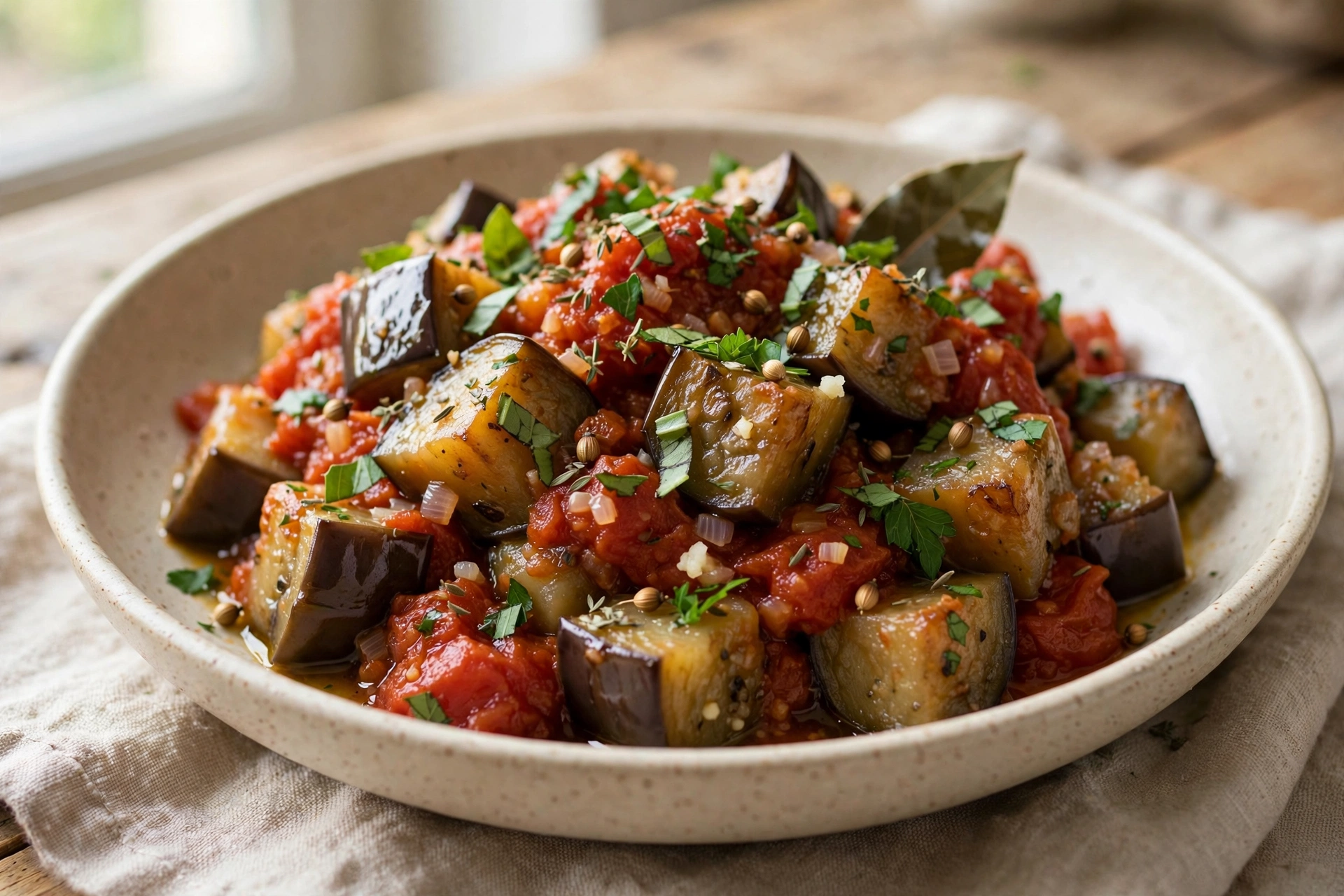Aubergines en Pistouille by Butter and Basil